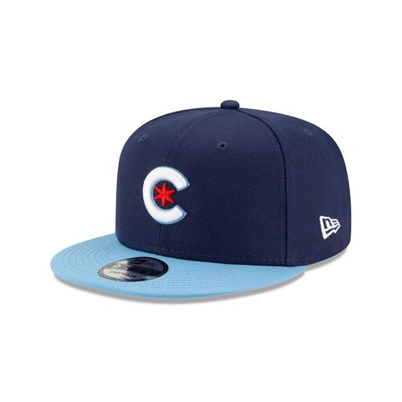 MLB Chicago Cubs City Connect 9Fifty Snapback (QOF5016) - Blue New Era Caps